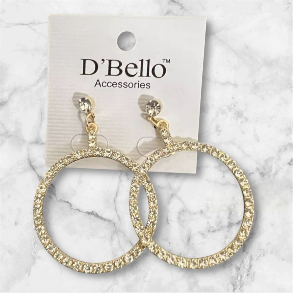 GOLD & SILVER HOOP EARRINGS